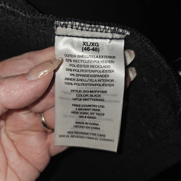 Free Country Black Jacket - Picture 3 of 6